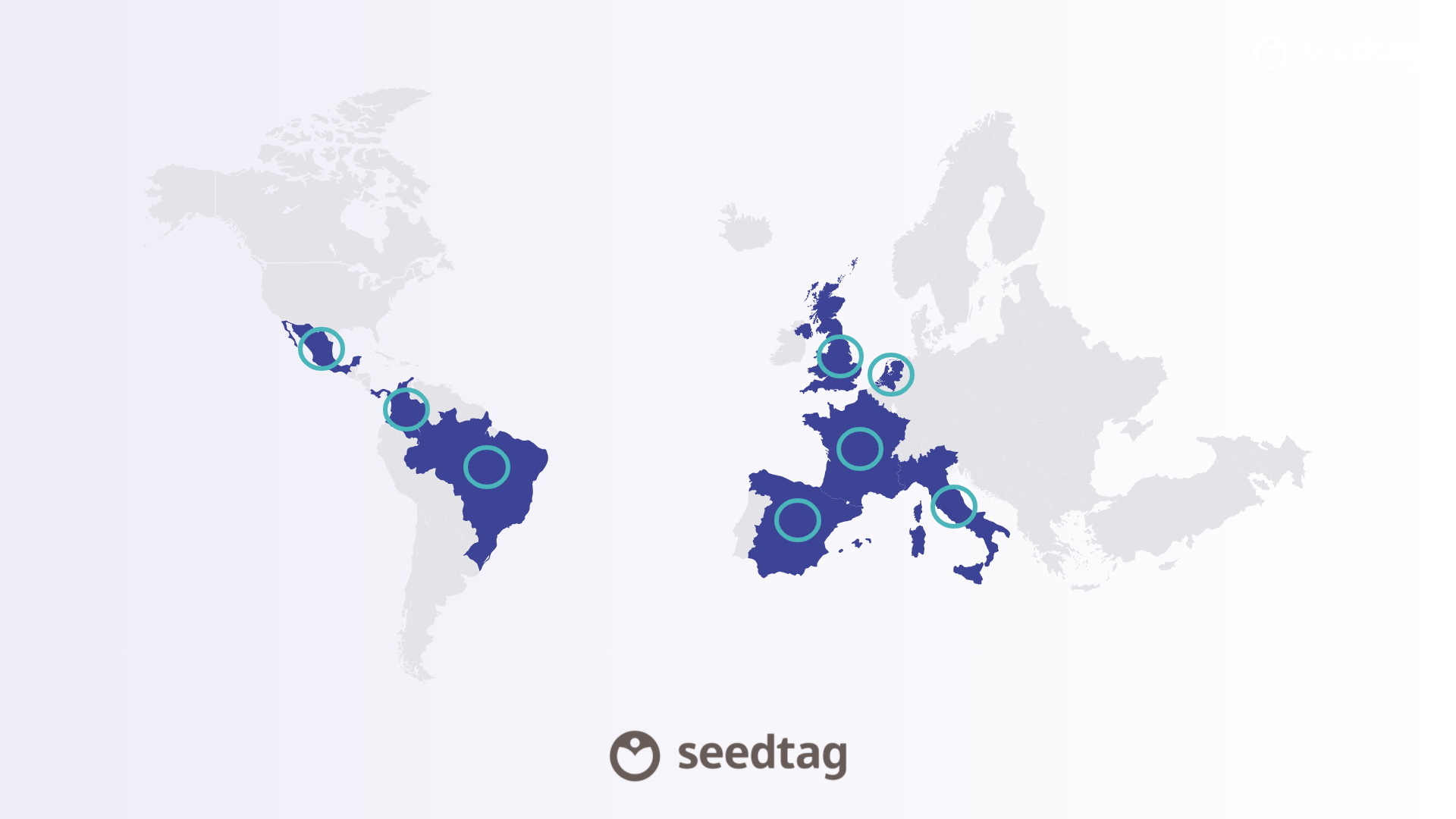 Seedtag has international presence with offices in Spain, France, Italy, UK, Benelux,  Mexico, Brazil and Colombia.